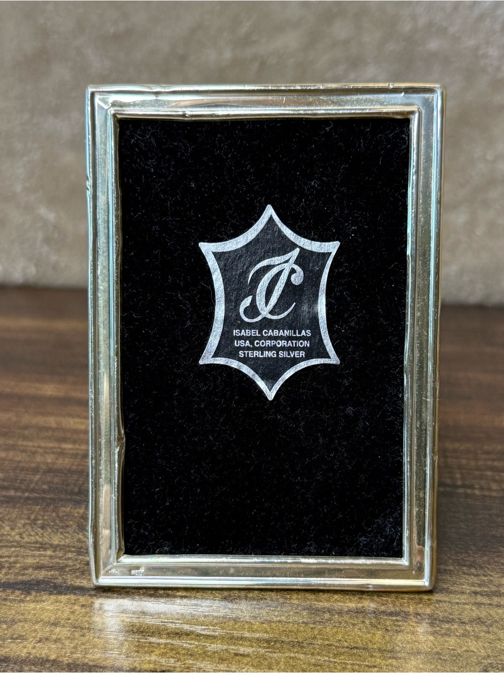Isabel Cabanillas 925 Sterling Silver Picture Frame 2x3” Spain Hallmarked Luxury